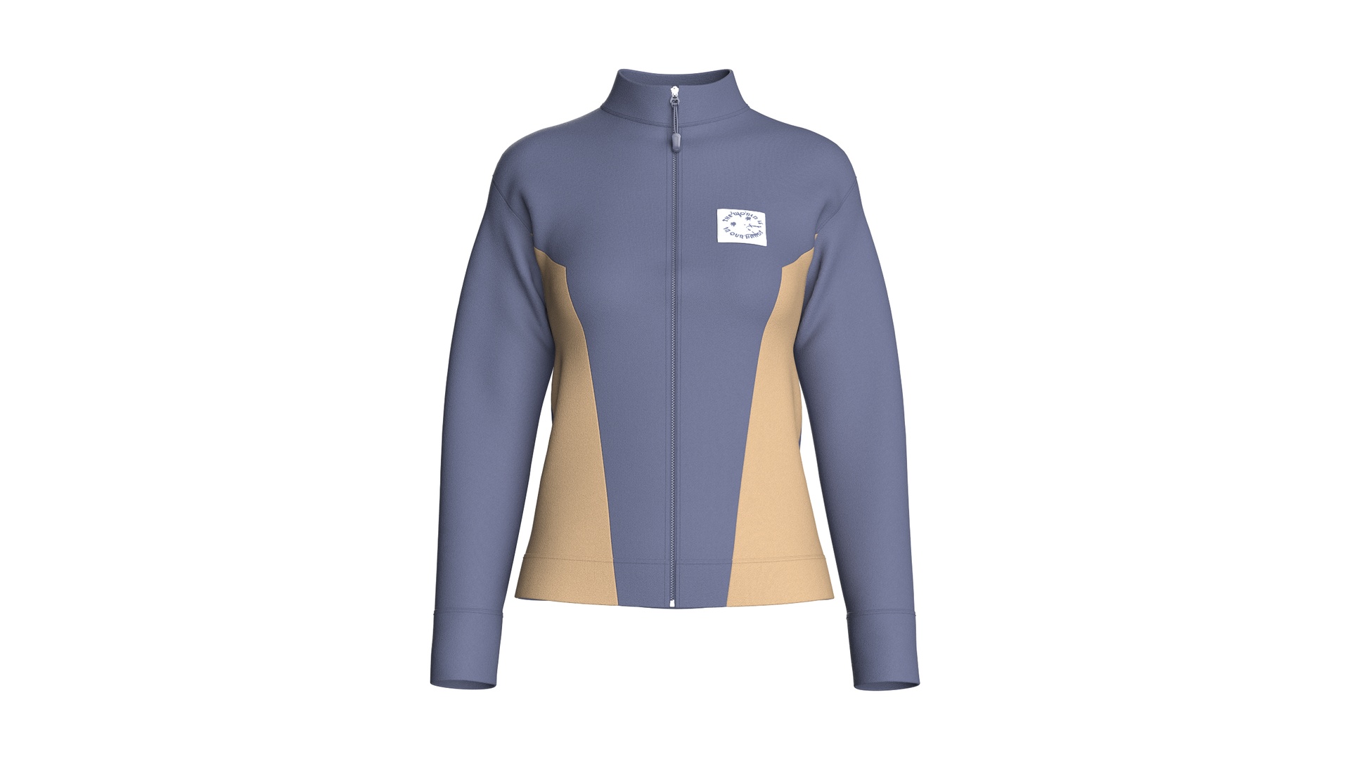 Media 1 for listing Girls Color Block Full - Zip Track Jacket | High Poly