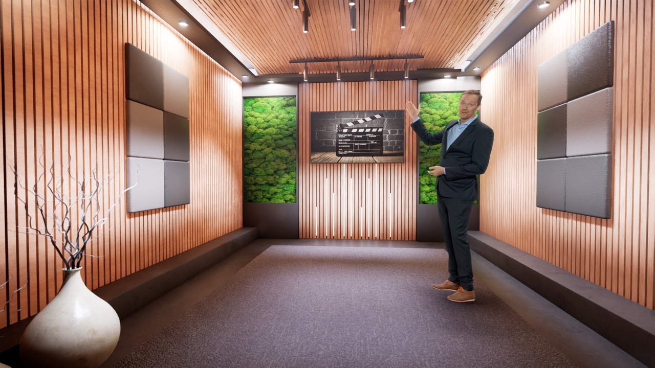 Media 1 for listing Podcast Studio stock set by Aximmetry