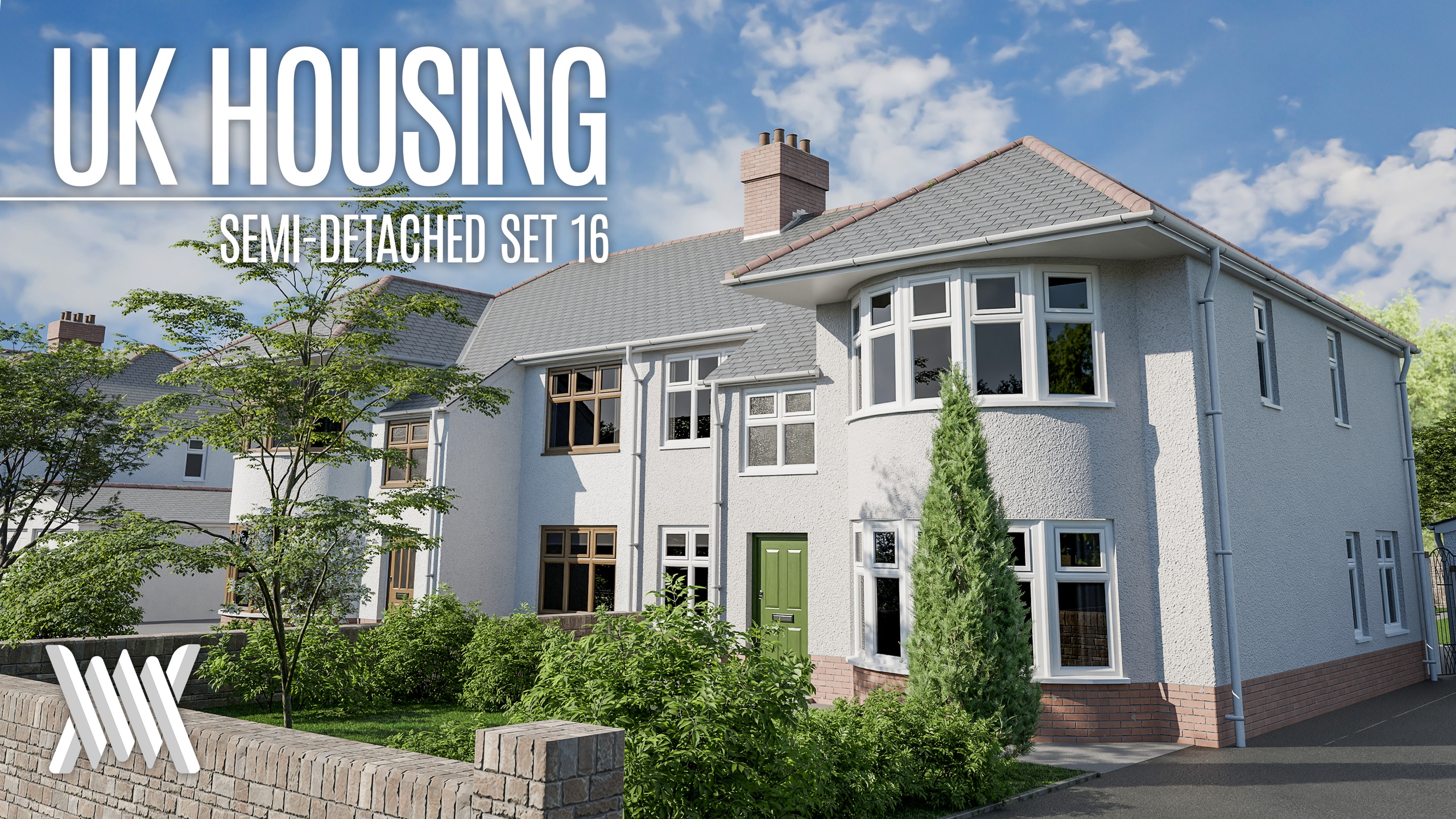 Media 1 for listing UK Housing - Semi-detached Set 16