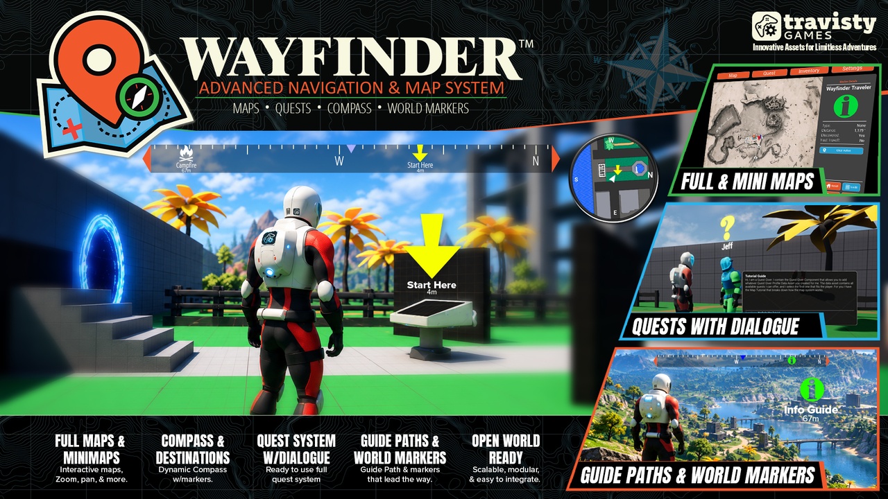 Media 1 for listing Wayfinder - Advanced Navigation & Map System