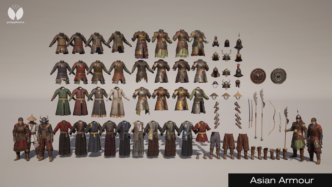 Media 1 for listing Asian Armour - Metahuman