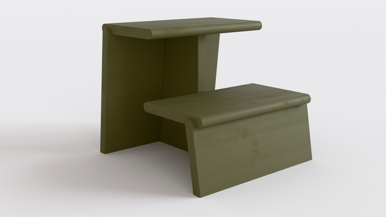 Media 1 for listing Jut Step Stool