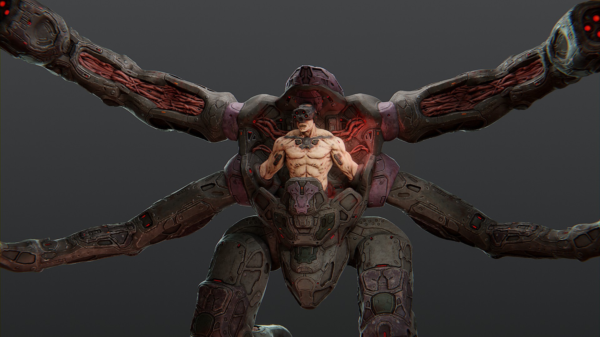 Fallen cyborg | Fab