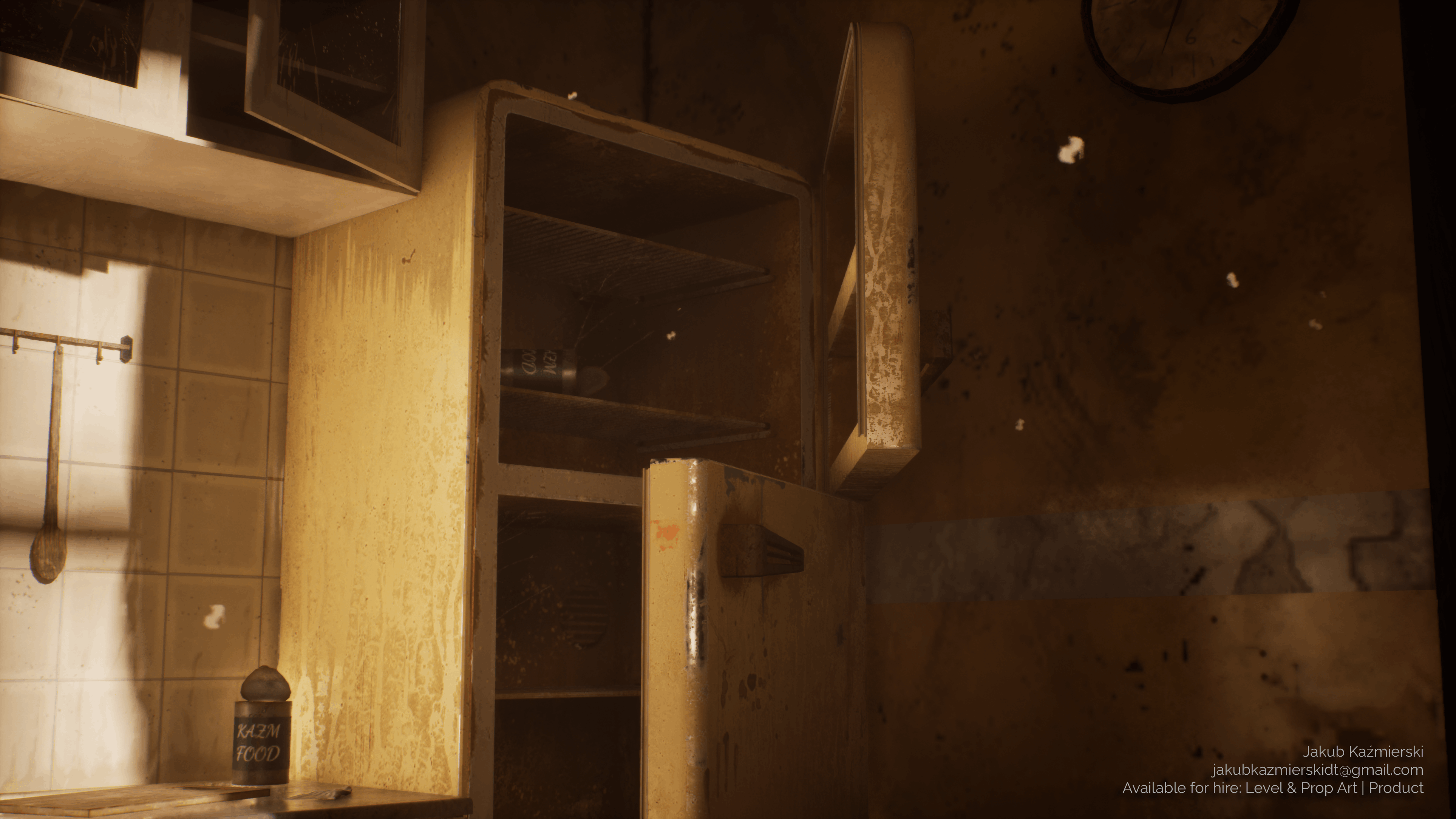 Abandoned Soviet Kitchen - Environment & Prop Kit | Fab