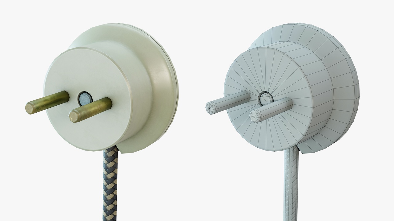 商品 Round Electrical plug USSR 的媒体 1