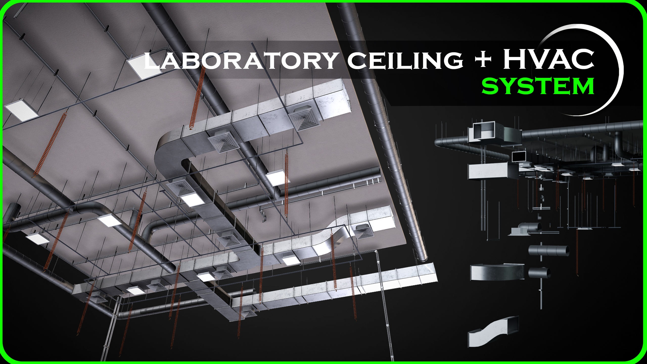 Media 1 for listing Lab Ceiling HVAC