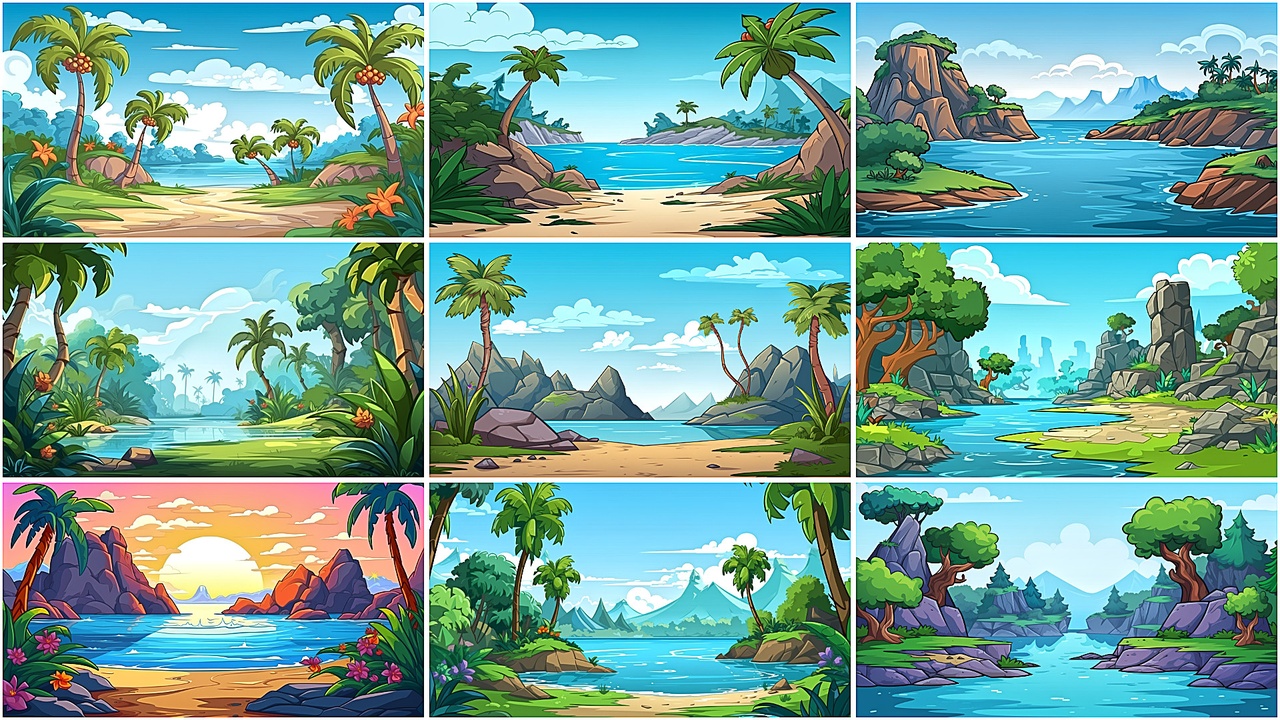 出品BACKGROUND - Cartoon Island 1のメディア1
