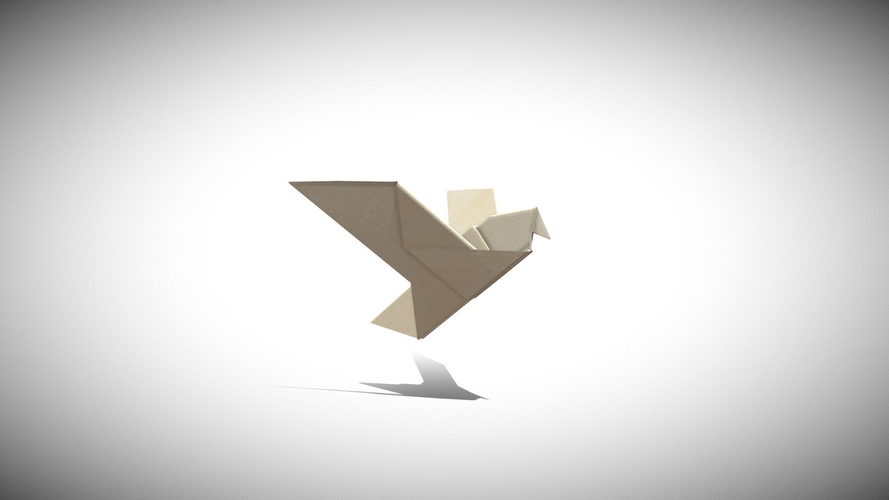 Media 1 for listing Origami Bird stop motion