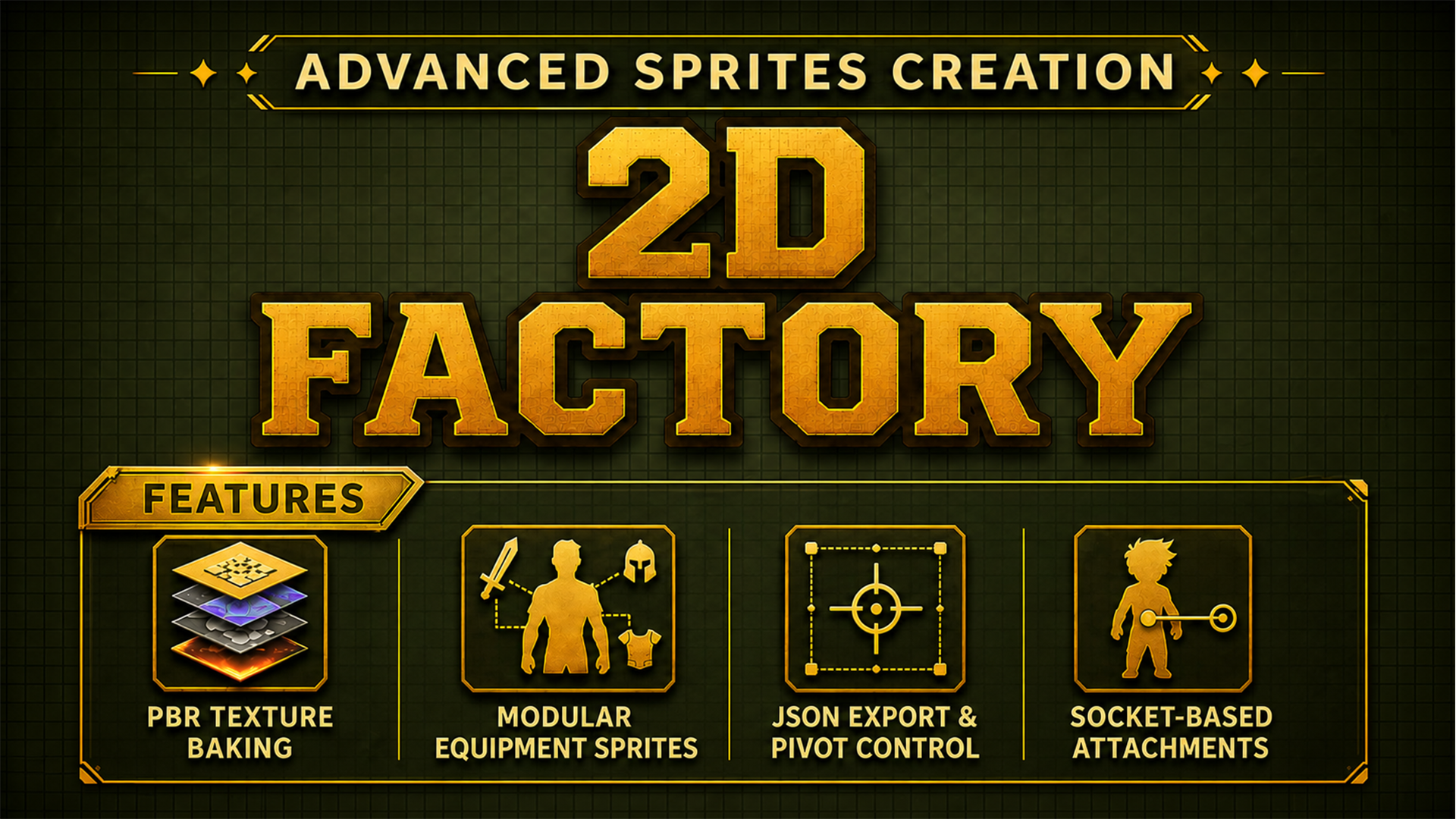 2DFactory – Advanced JSON Sprite Importer | Fab