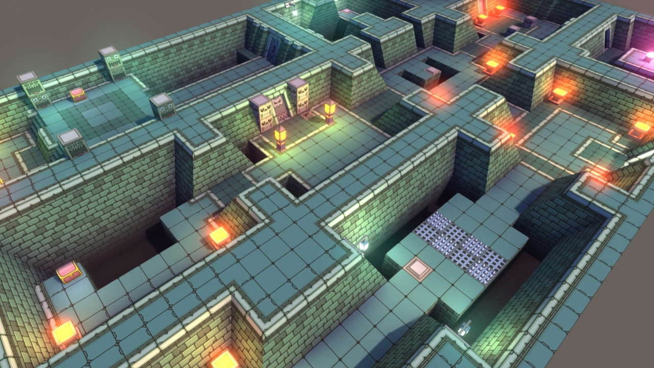 Media 1 for listing Retro Dungeons: The Maze – Modular Labyrinth Kit for Top-Down Pixel RPGs