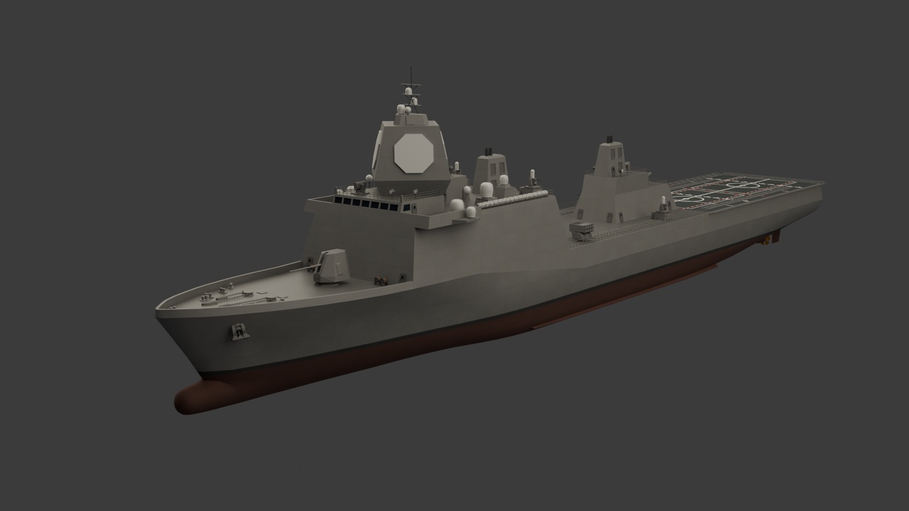 Media 1 for listing LPD Based Ballistic Missile Defence Ship