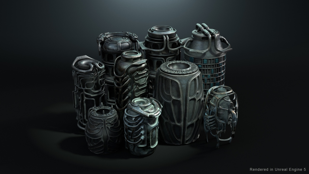 Media 1 for listing Sci-Fi Shrine props VOL 7