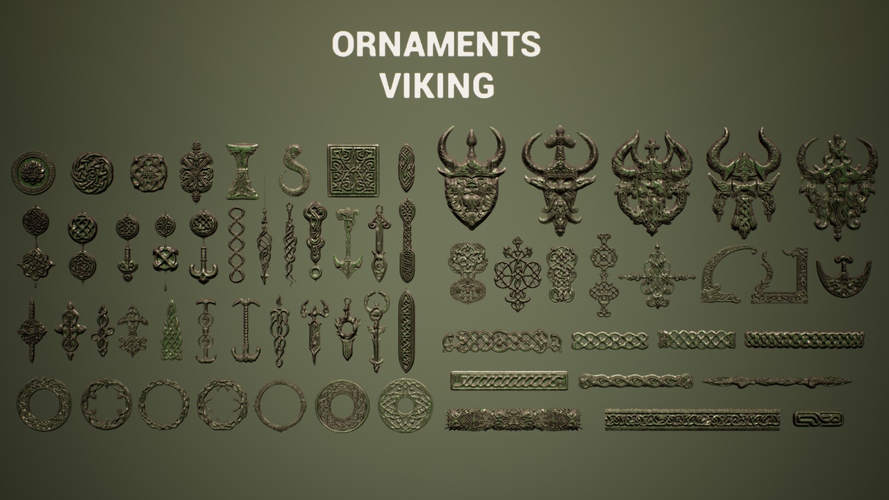 Ornaments - Viking 제품 등록을 위한 미디어 1개