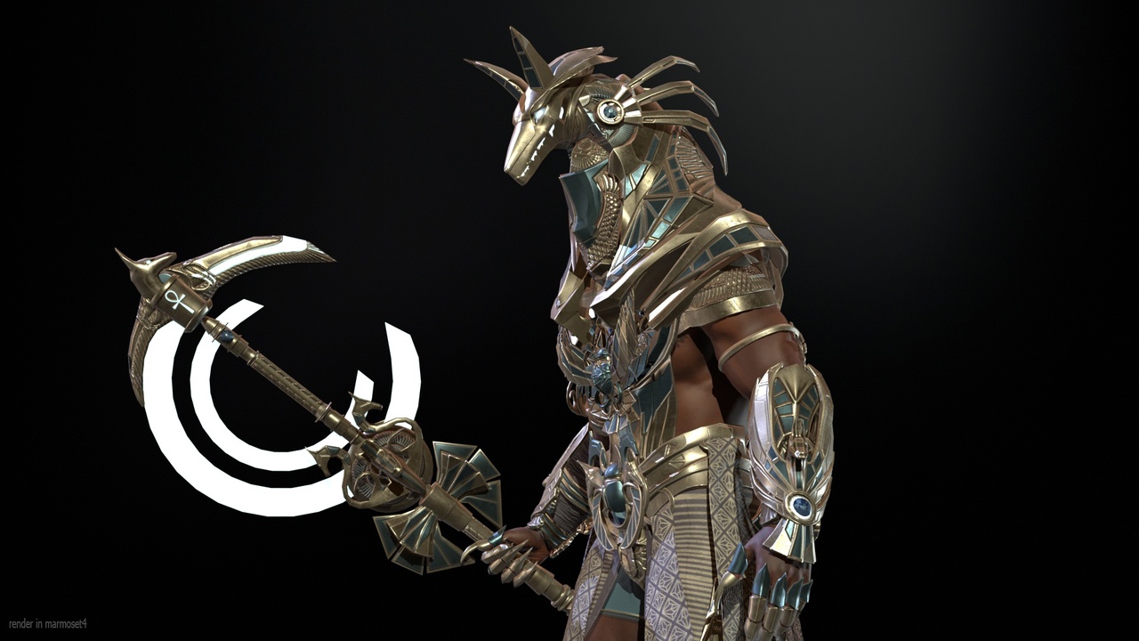 Egyptian Gods Anubis 제품 등록을 위한 미디어 1개