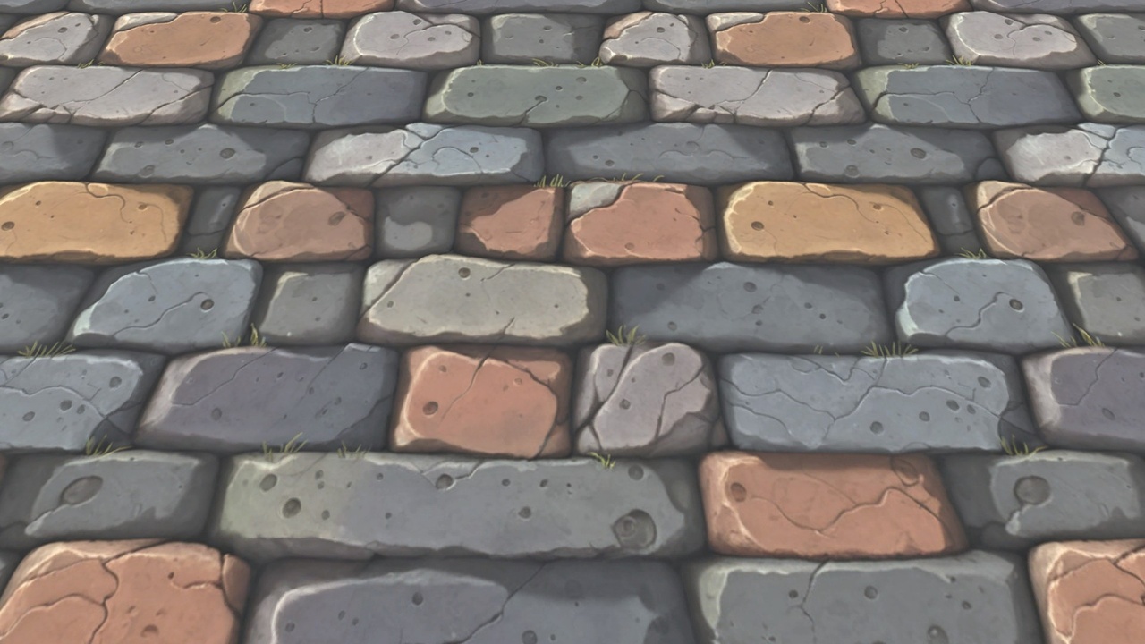 Machine Made Bricks Texture Stylized Textures - Vol 207 - Bricks | Fab
