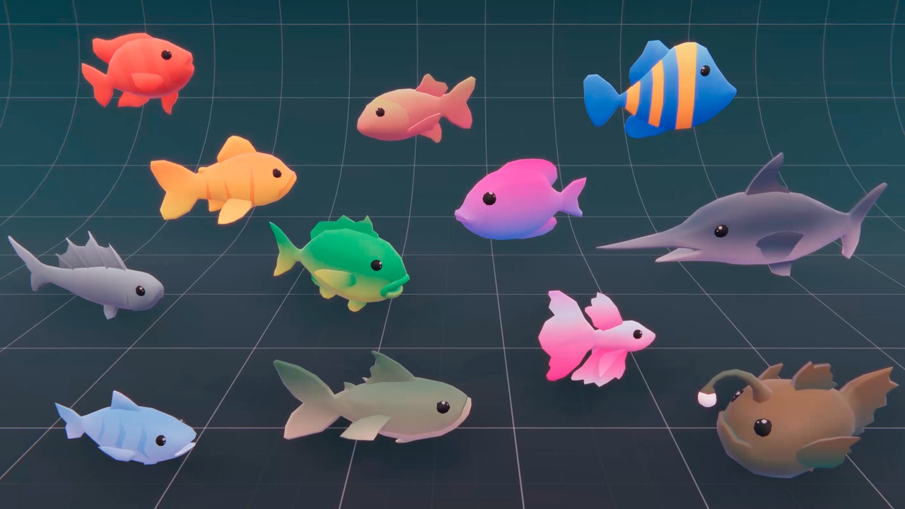 Media 1 for listing Stylized Fish Pack - LowPoly Aquatic Life
