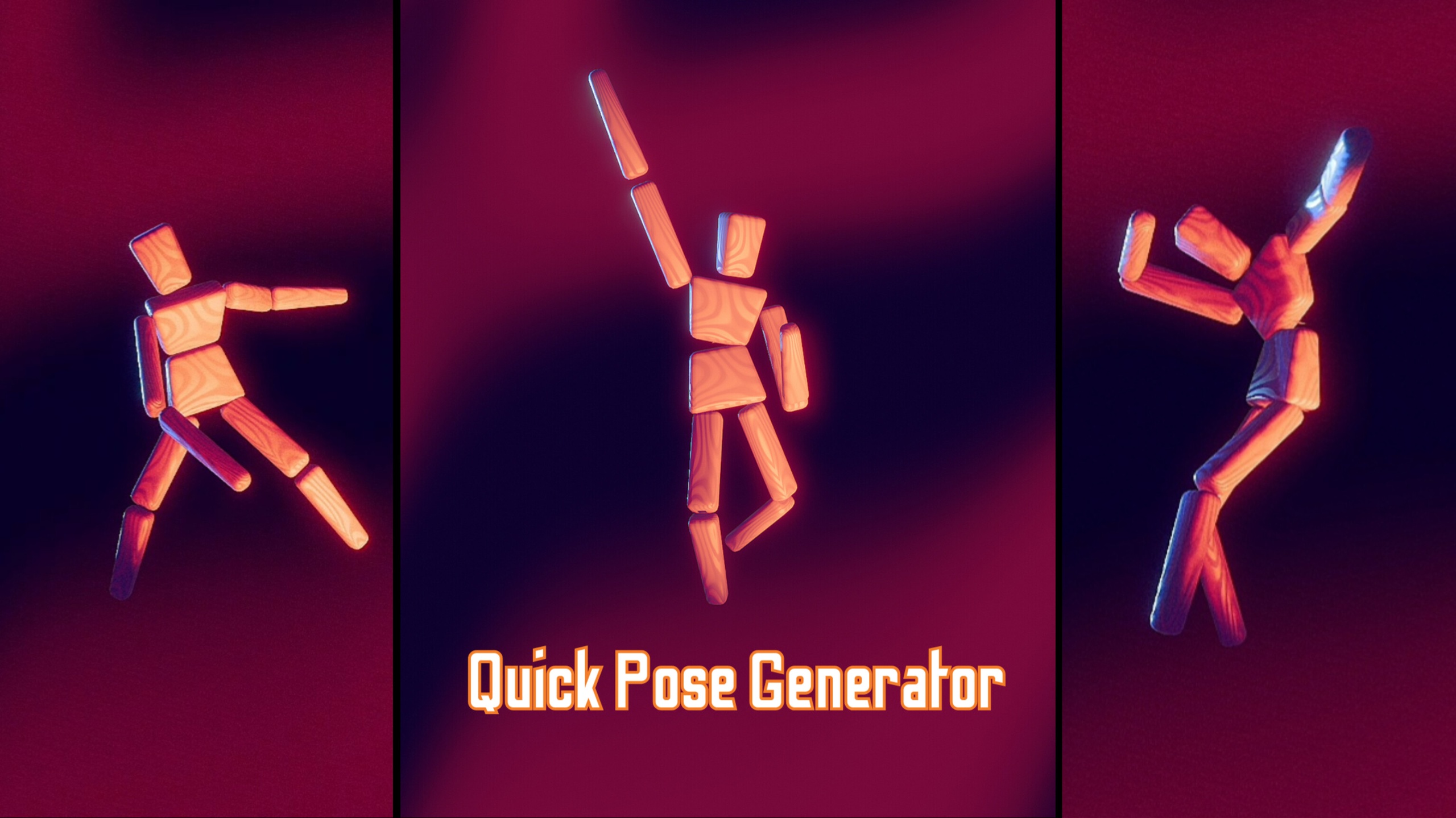 Media 1 for listing Quick Pose Generator