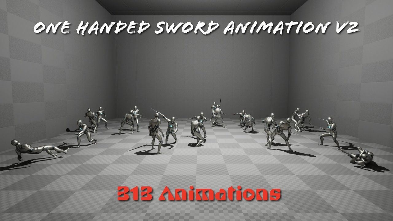 Media 1 for listing One Handed Sword Animations V2