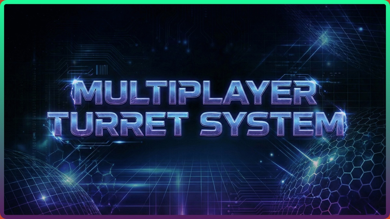 Media 1 for listing Controllable and automatic Multiplayer Turret System
