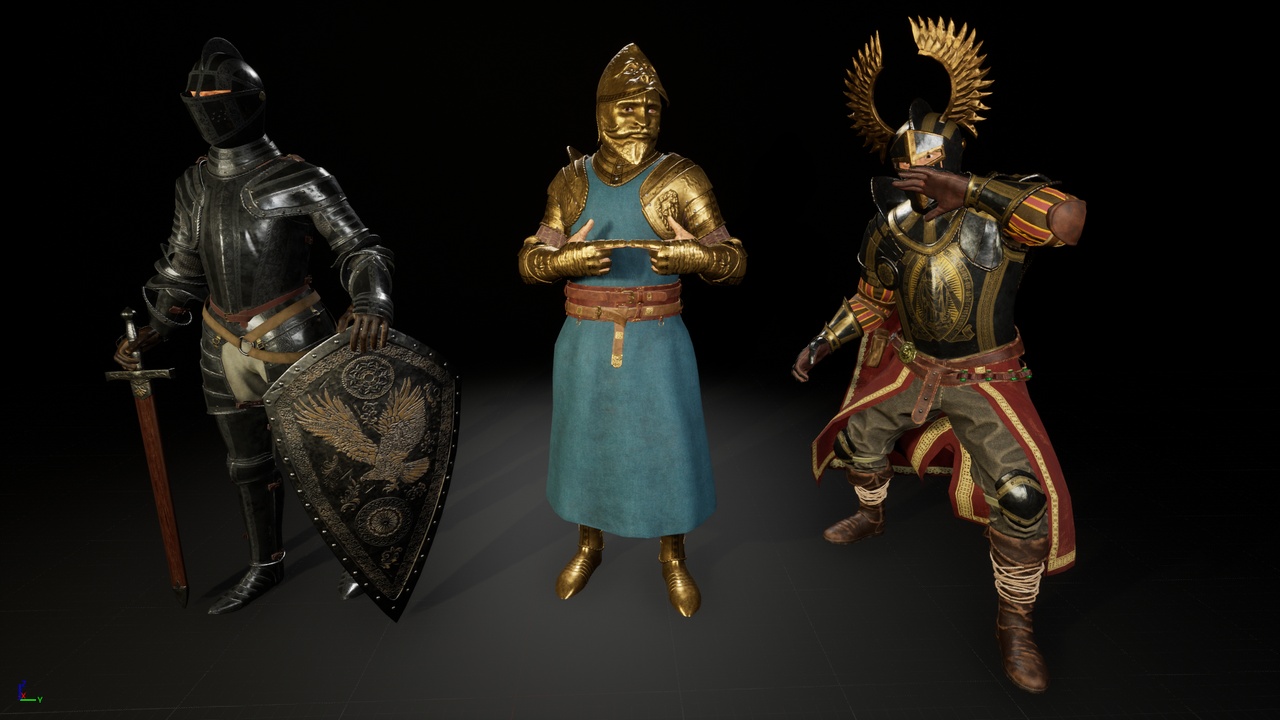 Media 1 for listing Knight Character Pack [Modular]