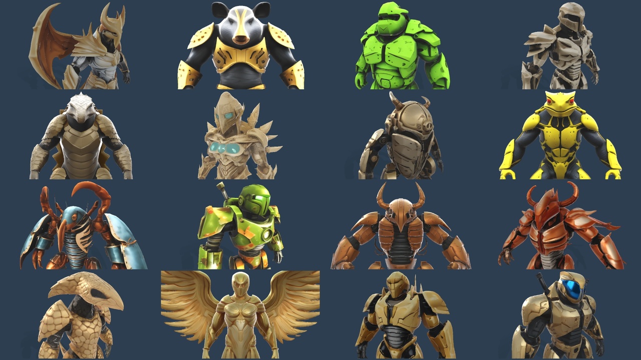 Mythic Mech Guardian 제품 등록을 위한 미디어 1개