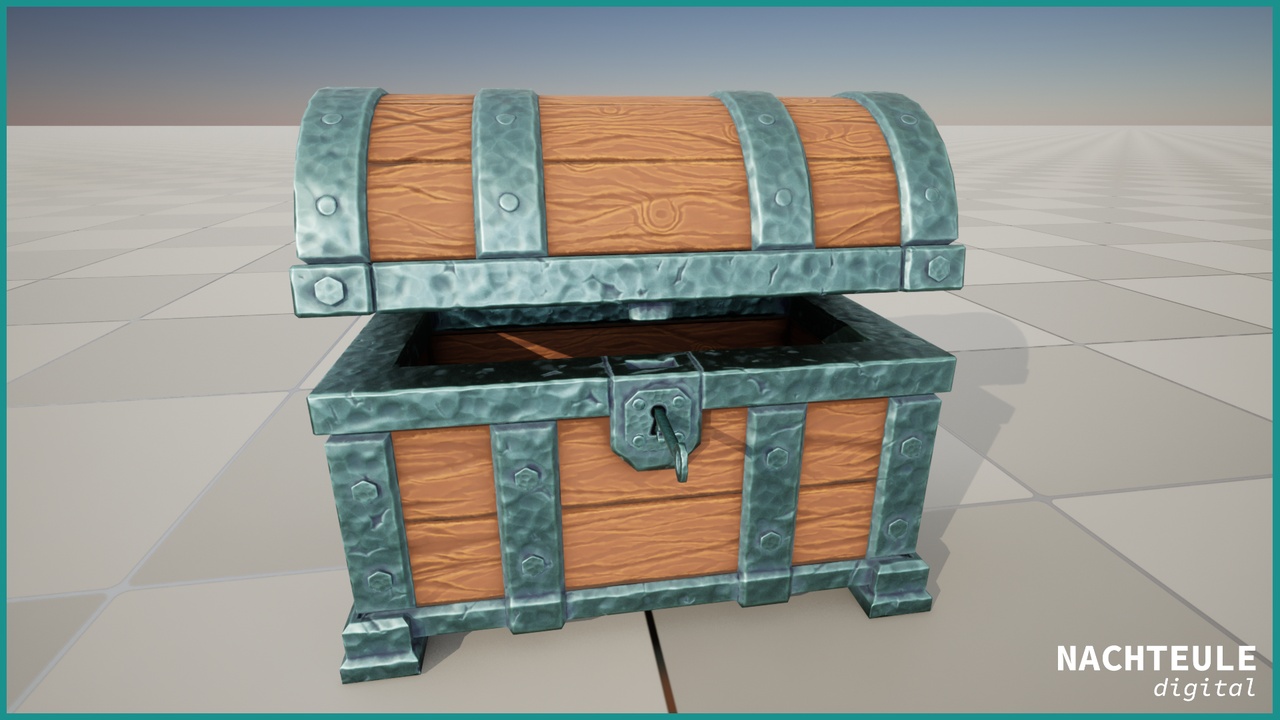Media 1 for listing Stylized Fantasy Chest - Simple