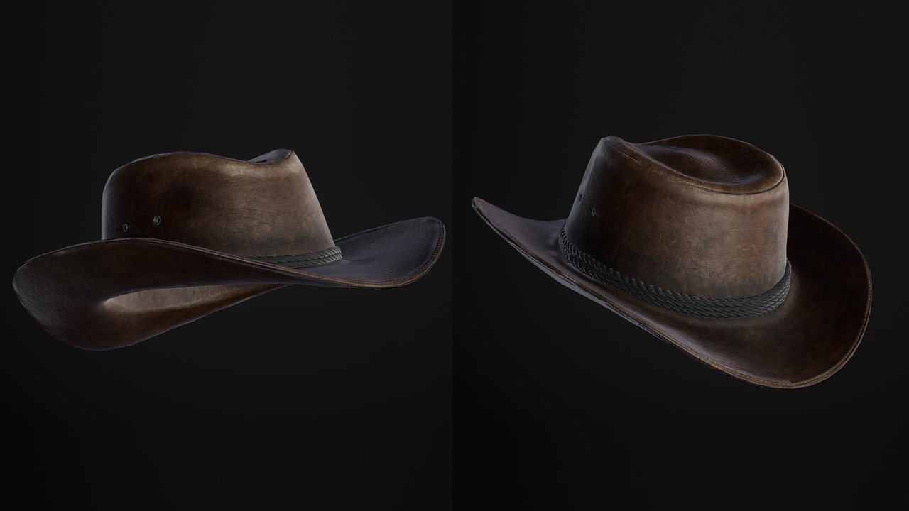Media 1 for listing Cowboy Hat - Metahuman