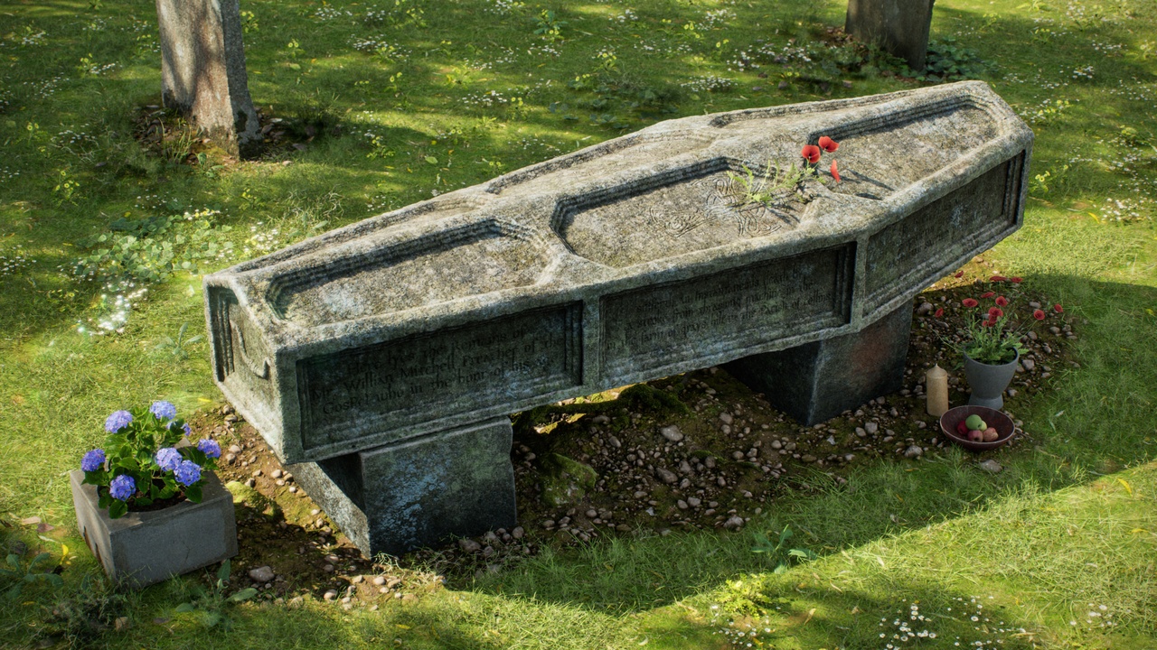 Media 1 for listing Graveyard: Nanite Granite Coffin Tomb