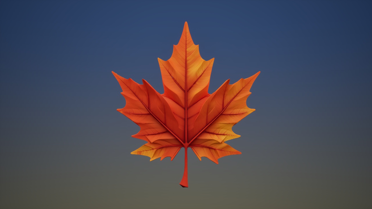 Media 1 for listing Fall Leaf - 01