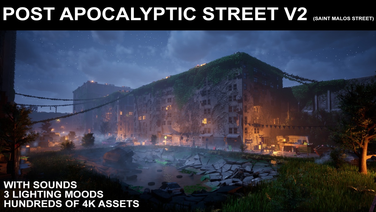 Media 1 for listing Post Apocalyptic Street (Saint Malos Street)