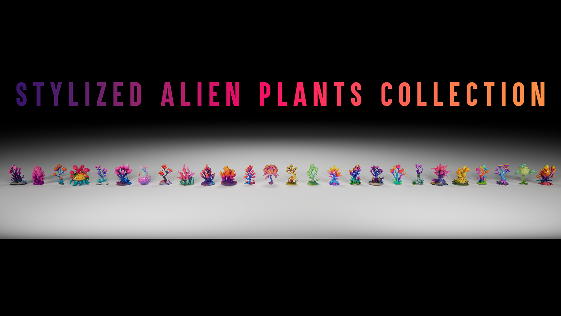 Stylized Alien Plants Collection | Fab