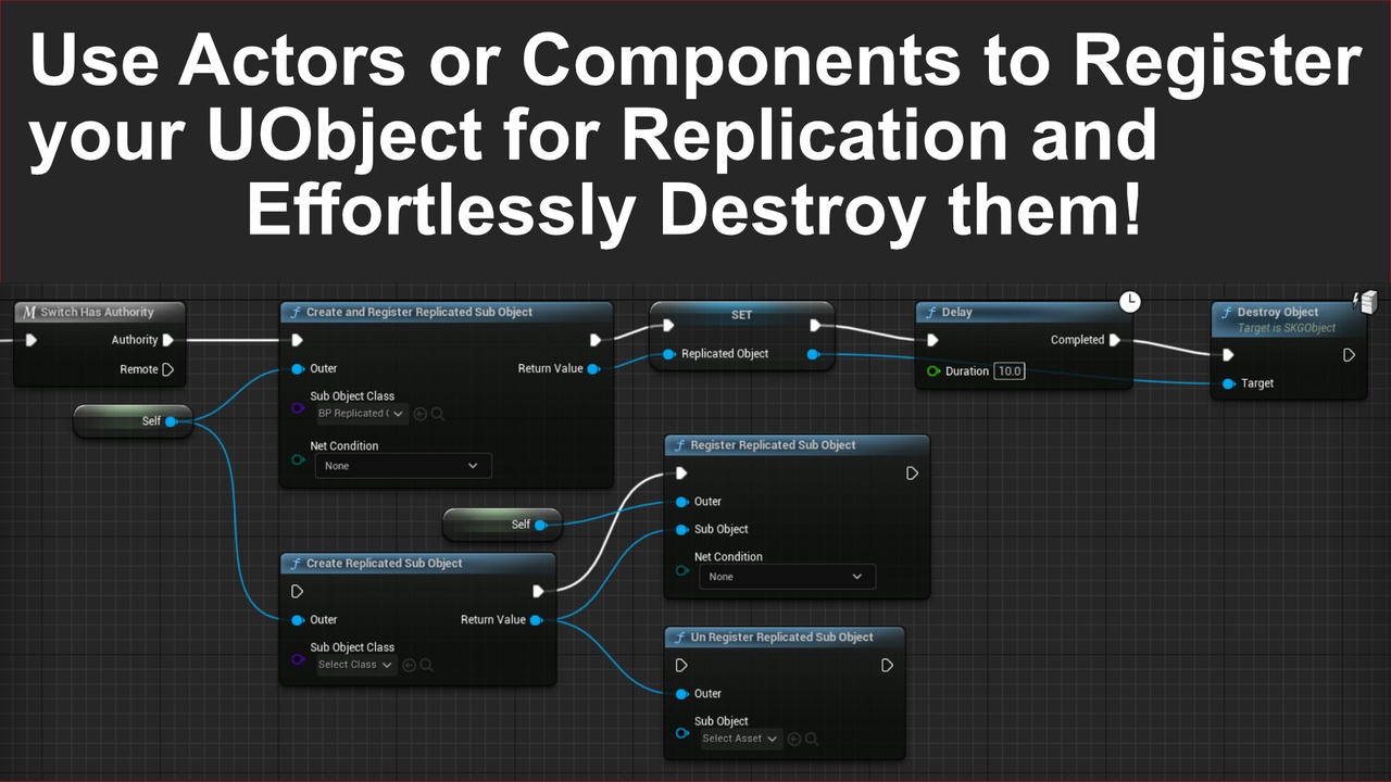 Media 1 for listing Replicated Tickable UObjects