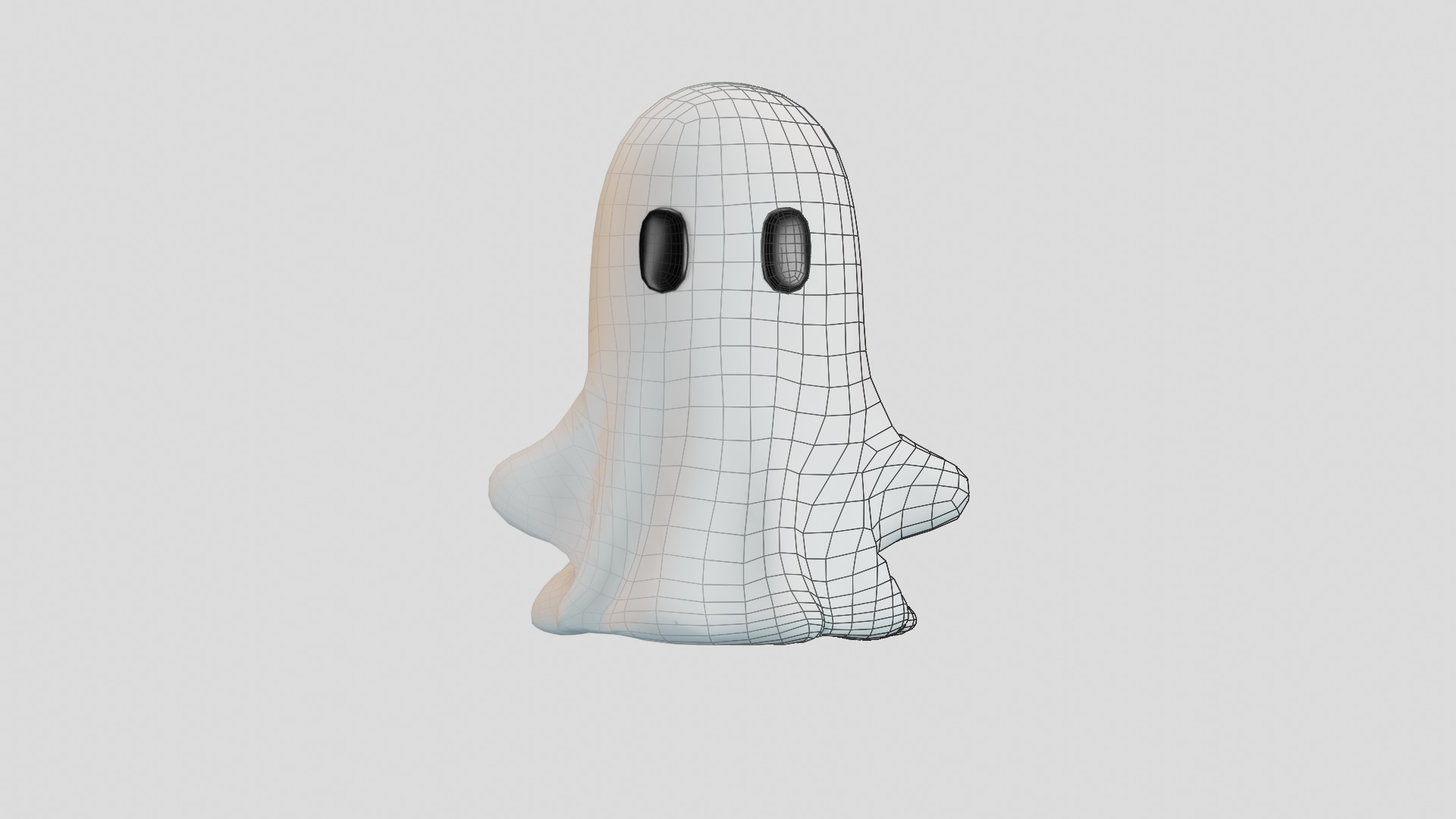 Stylized Ghost – Game Ready | PBR Textured | Clean Topology | Fab