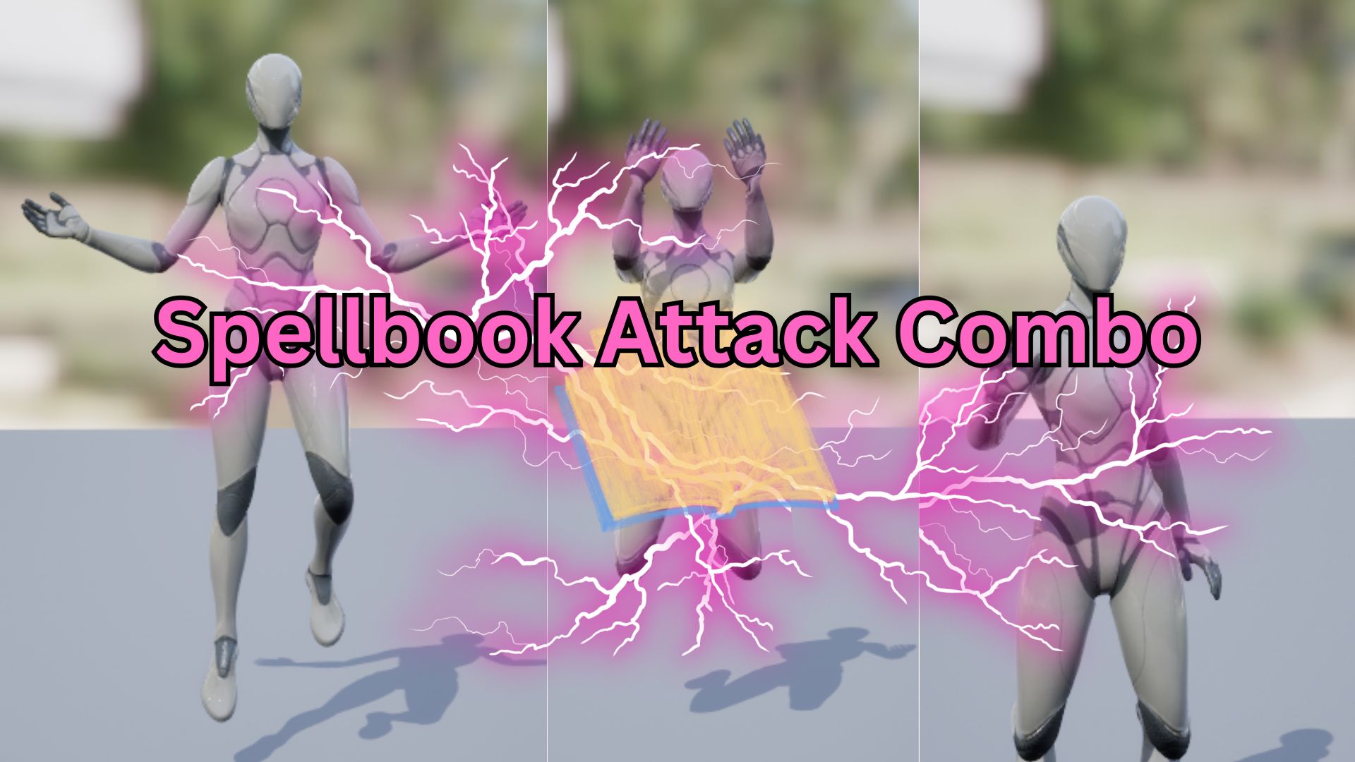 Spellbook Attack Combo | Fab