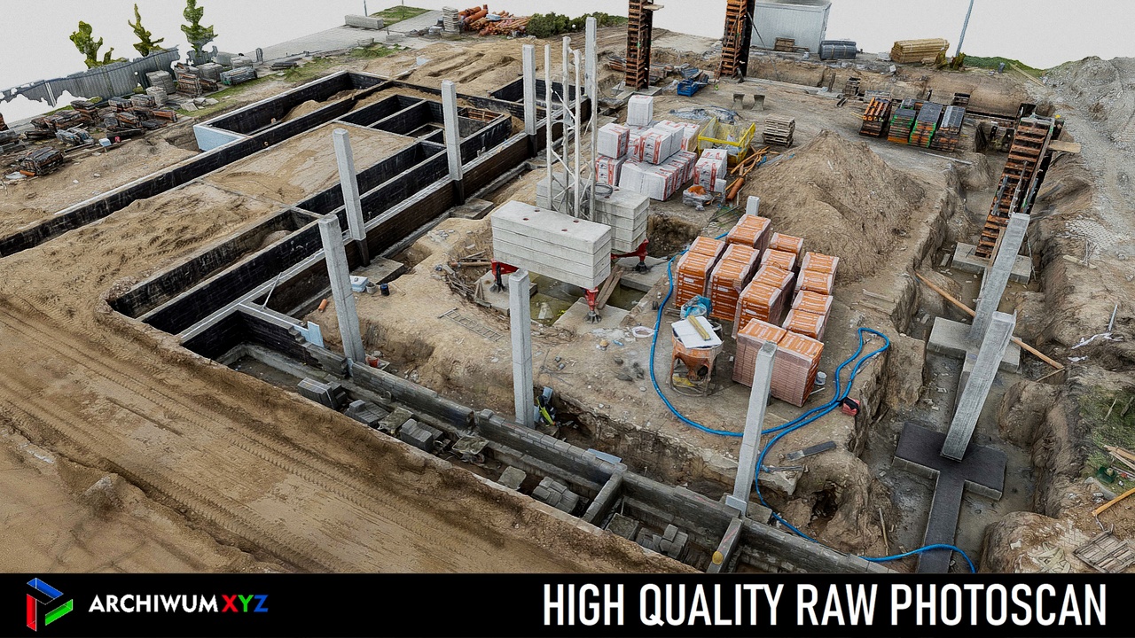 商品 Construction site - foundation footings 的媒体 1