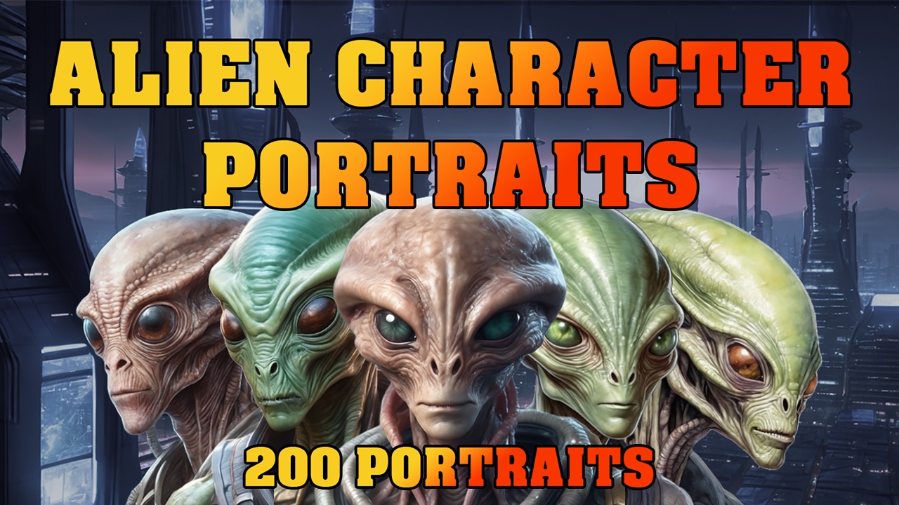 Media 1 for listing Alien Character Portraits