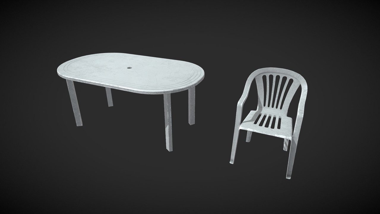 商品 Plastic Table And Chair 的媒体 1