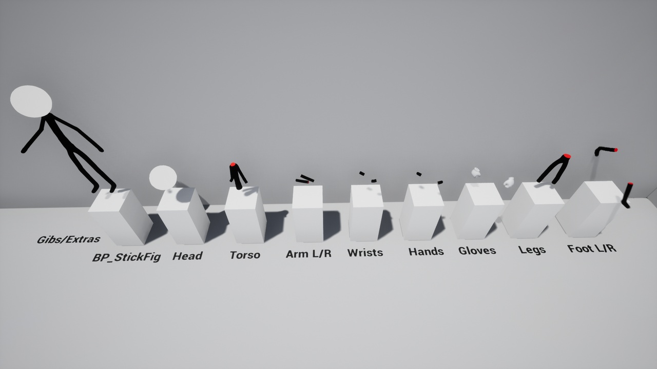 Media 1 for listing StickFIG - Complete Stickfigure Character Pack