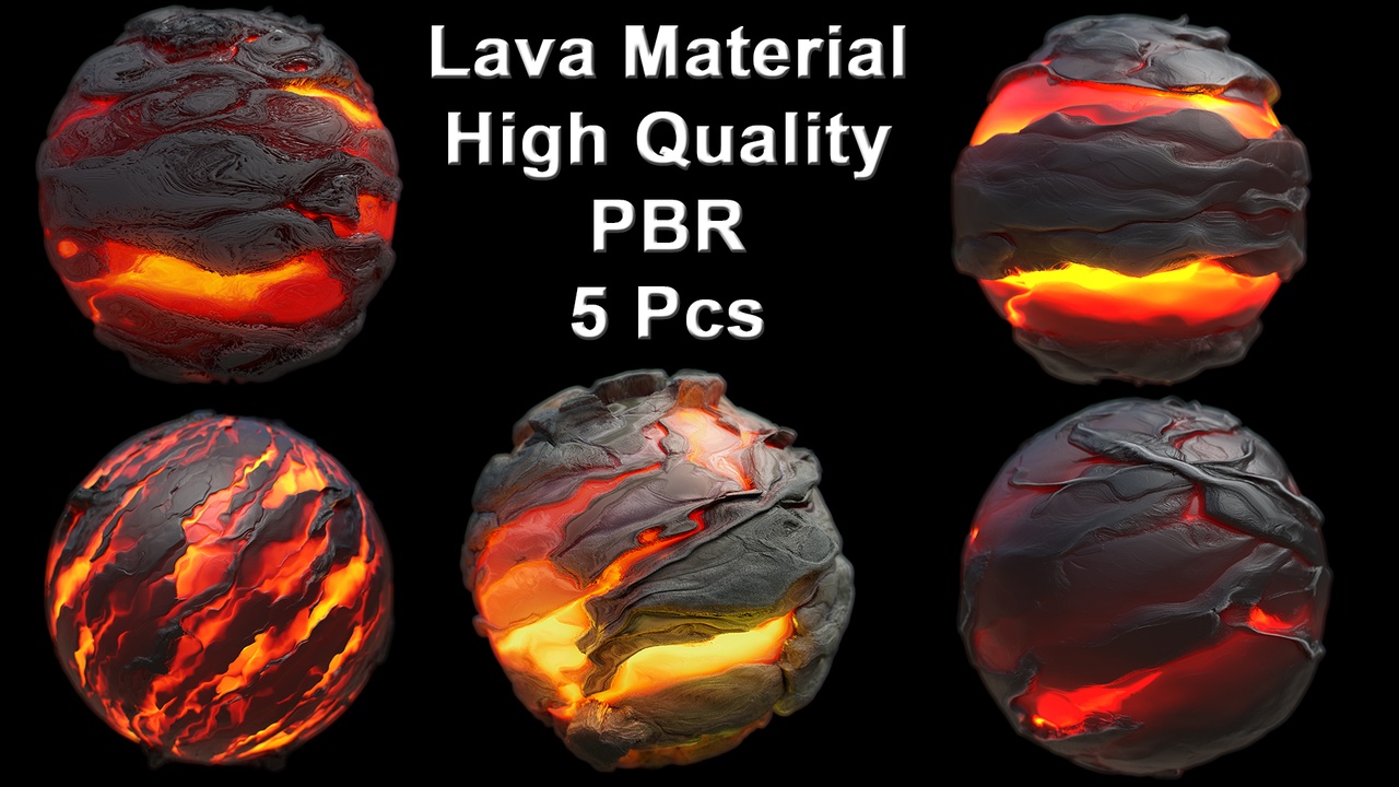 商品 Lava Material Pack 1 的媒体 1