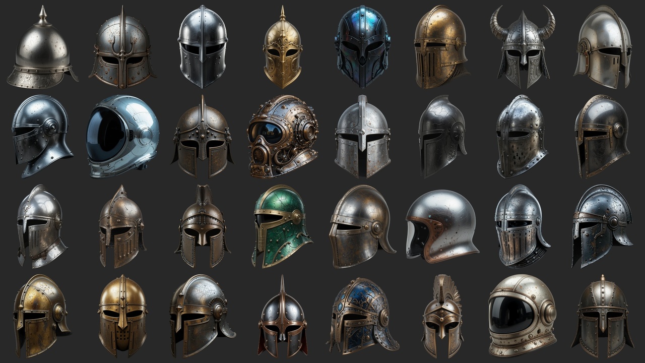 Media 1 for listing 200 Armored Helmets - Icons
