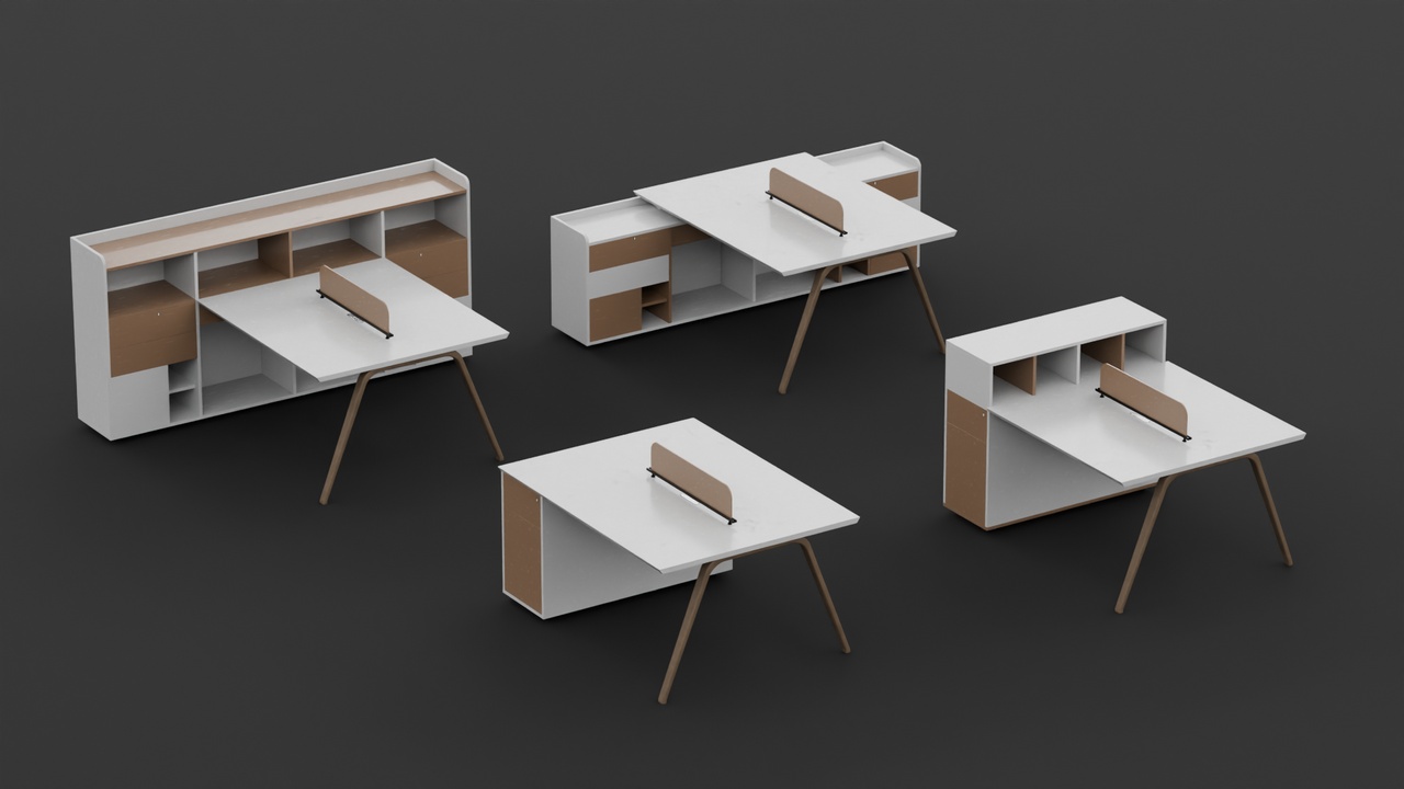 Media 1 for listing Office Furniture Workstation Desk/Table Collection