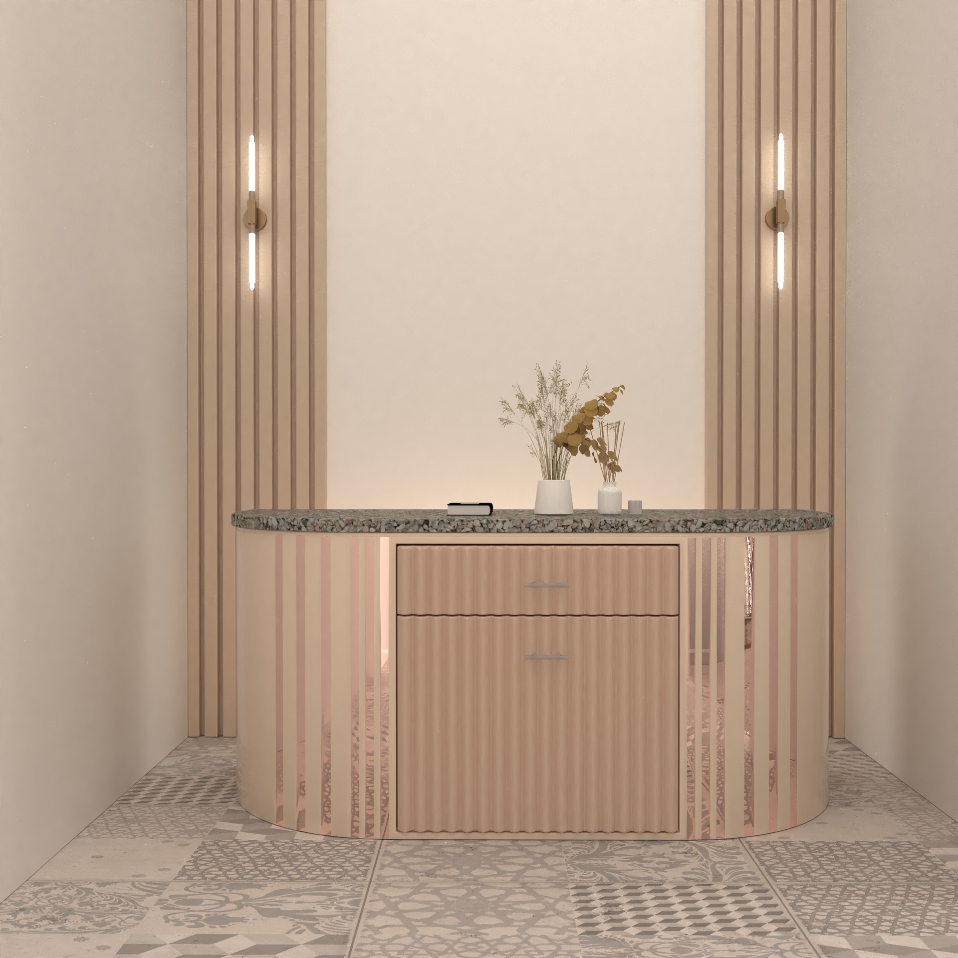Media 1 for listing Reception Console Table