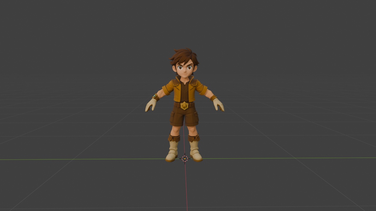 Media 1 for listing Adventure Boy 3D Model