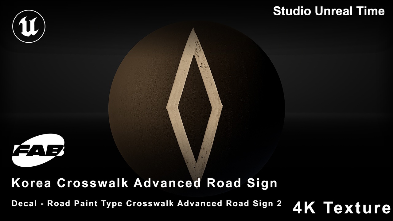 Media 1 for listing Korea Crosswalk Advanced Road Sign Paint Type 2