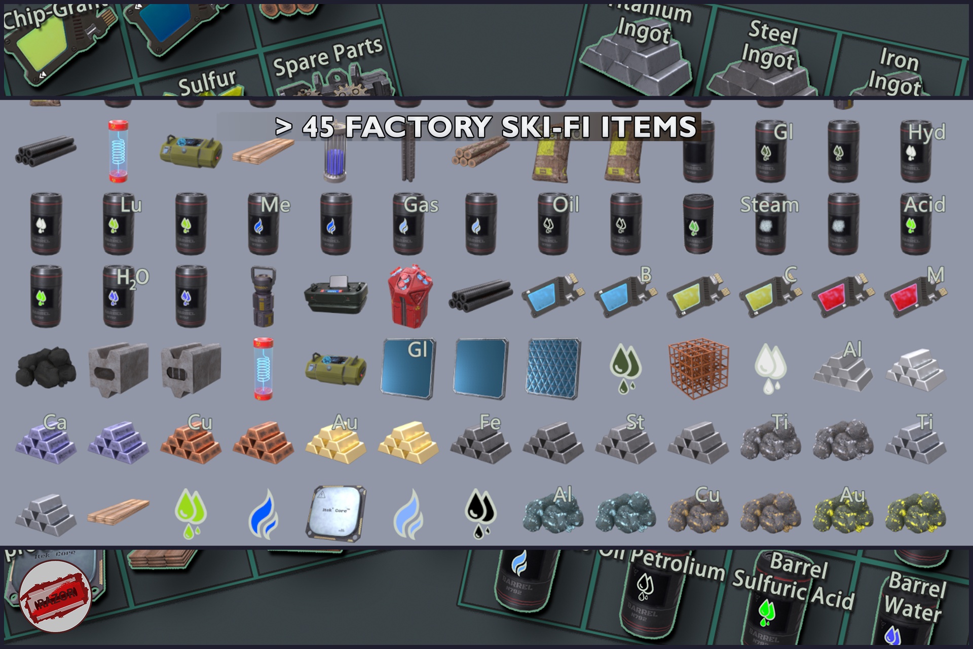 Medium 1 für Eintrag Factory Game 3D Items & Icons