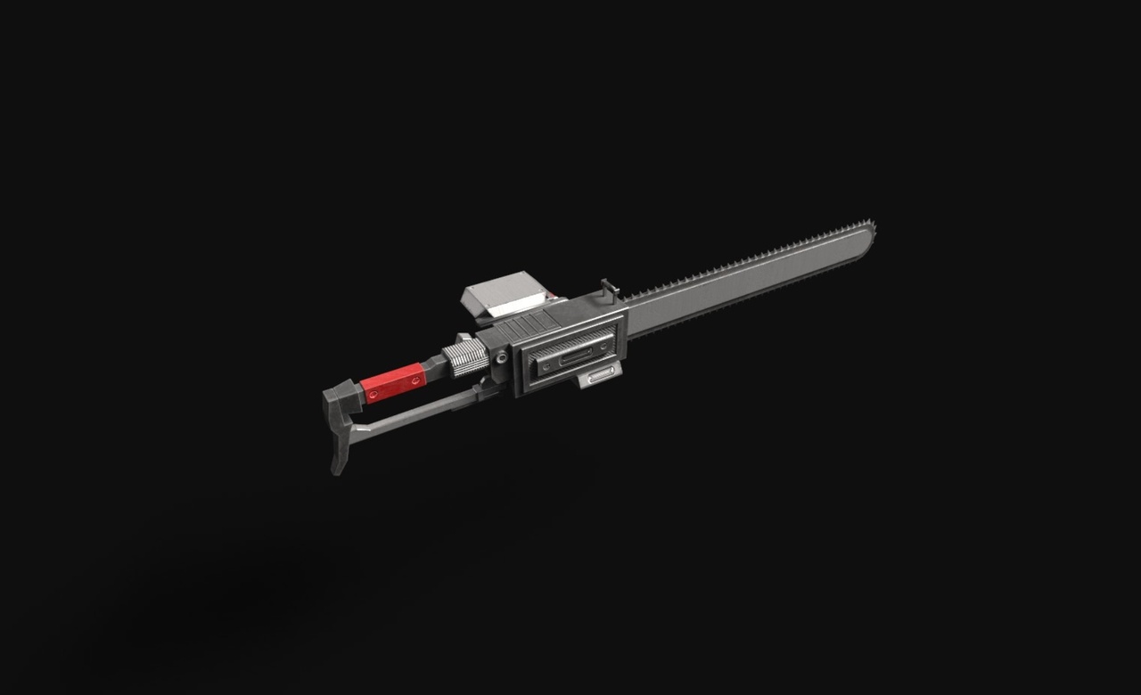 Scifi Chainsaw Sword | Fab