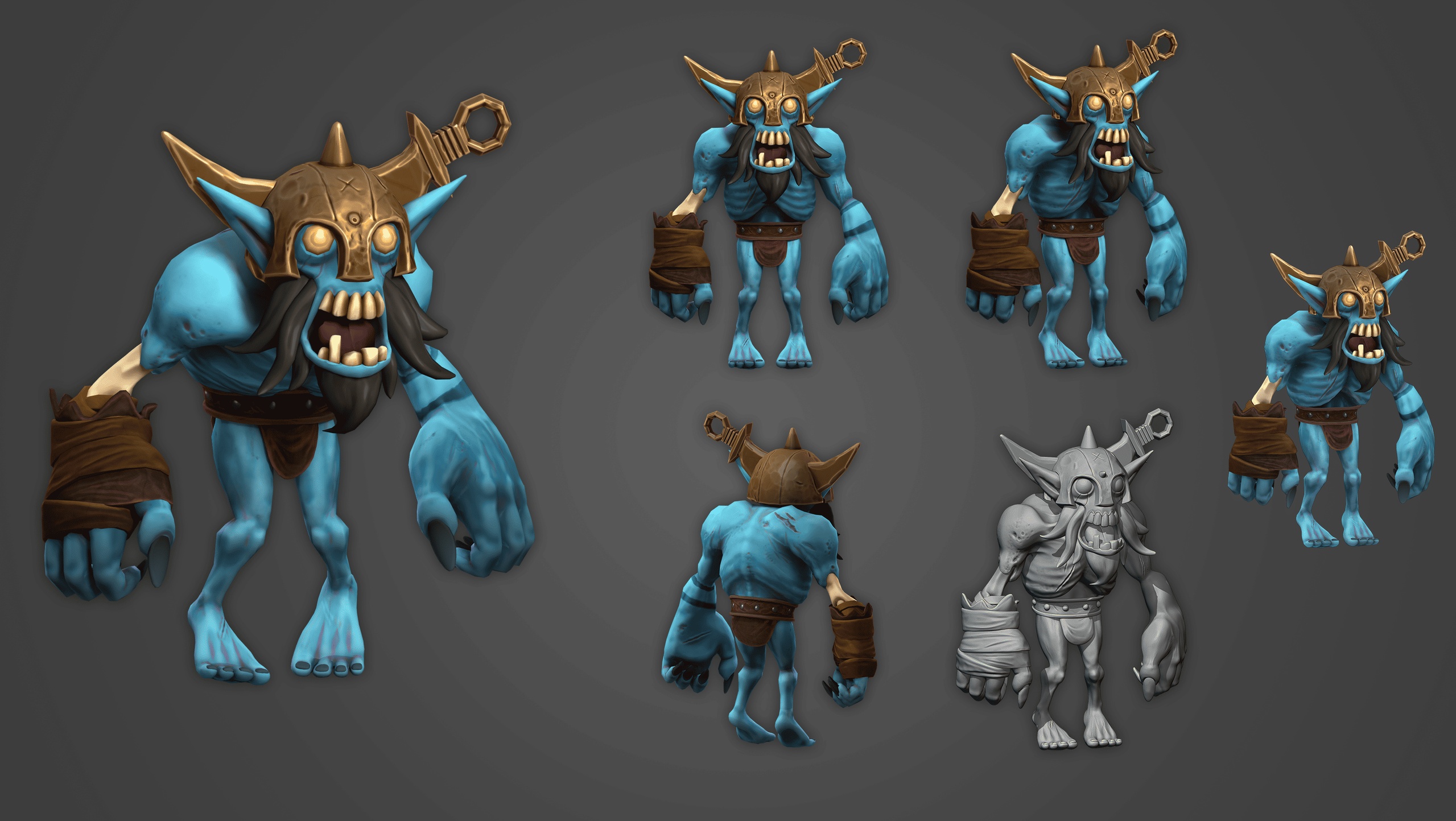Stylized Goblin Model 제품 등록을 위한 미디어 1개