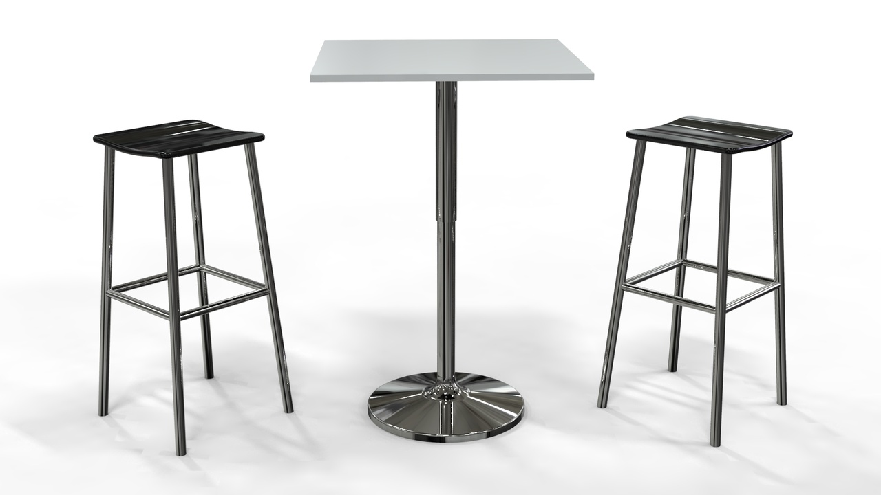 Media 1 for listing High Table & Stools Set 3