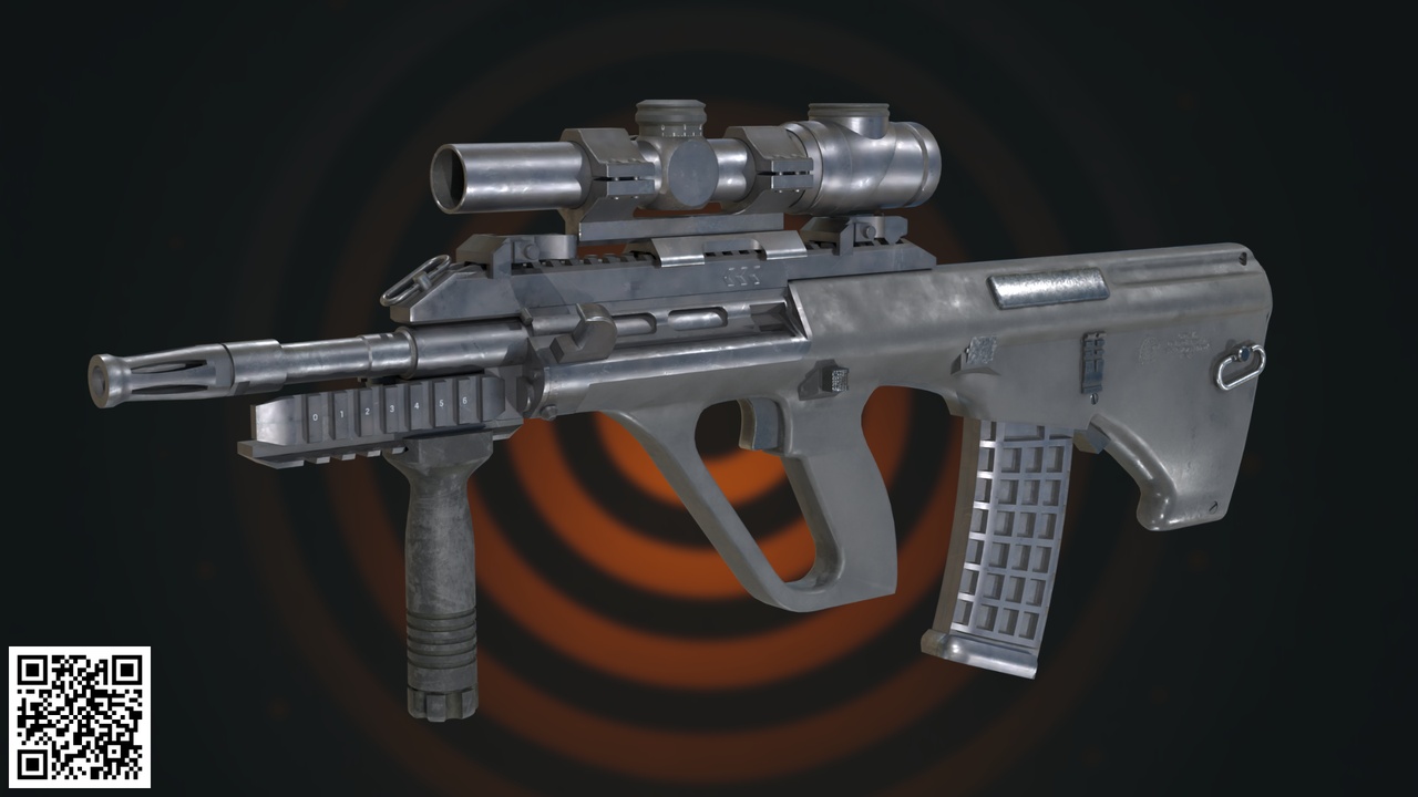 Medium 1 für Eintrag Tactical Assault Rifle – Military Style (Game Ready)