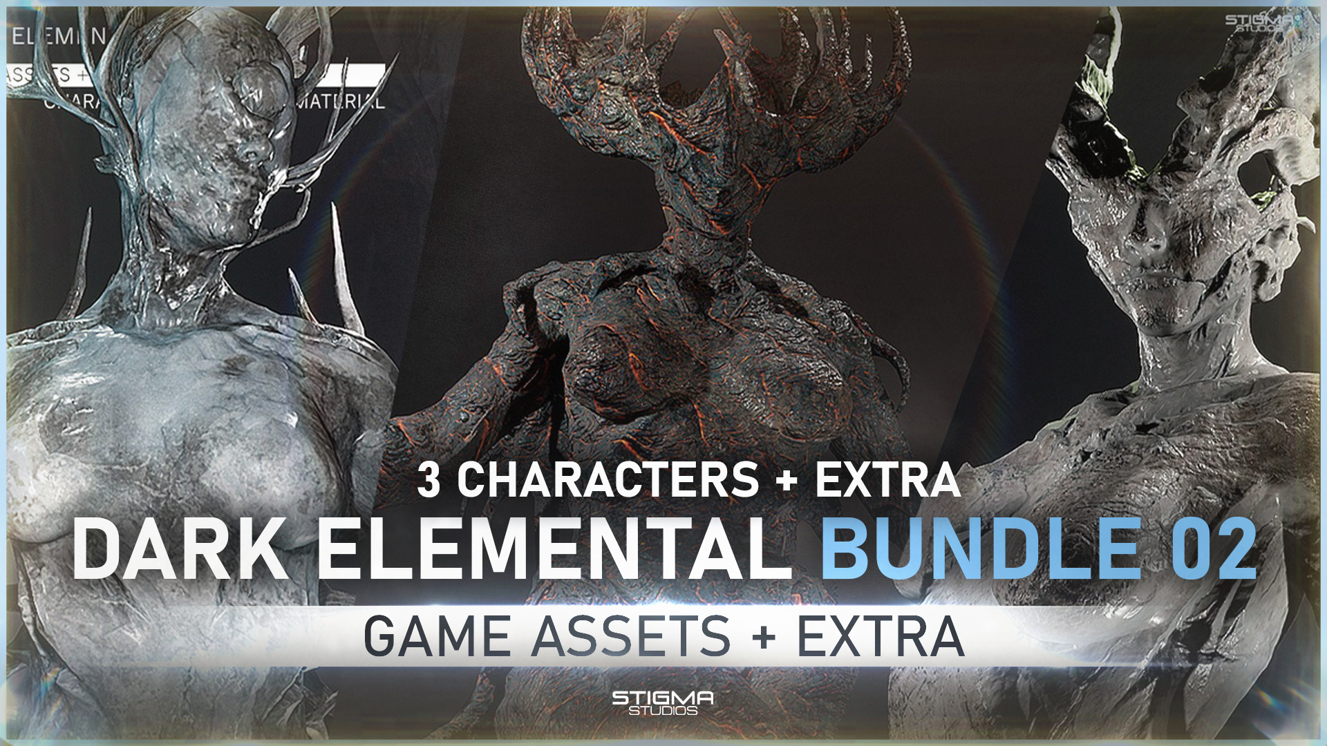 Dark Elemental Bundle 02 - Game Assets + Extra | STIGMA STUDIOS | Fab